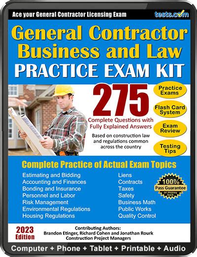 how hard is general contractor test|best way to study for contractor exam.